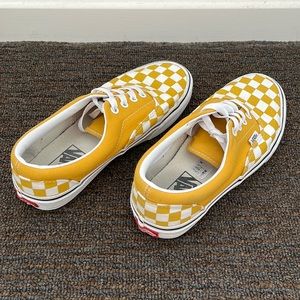 all over checkered vans